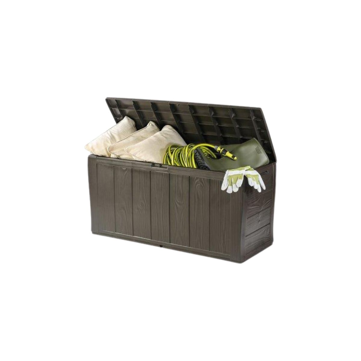 BAULE SHERWOOD KETER – MARRONE, 117×45 CM, H 57,5 CM