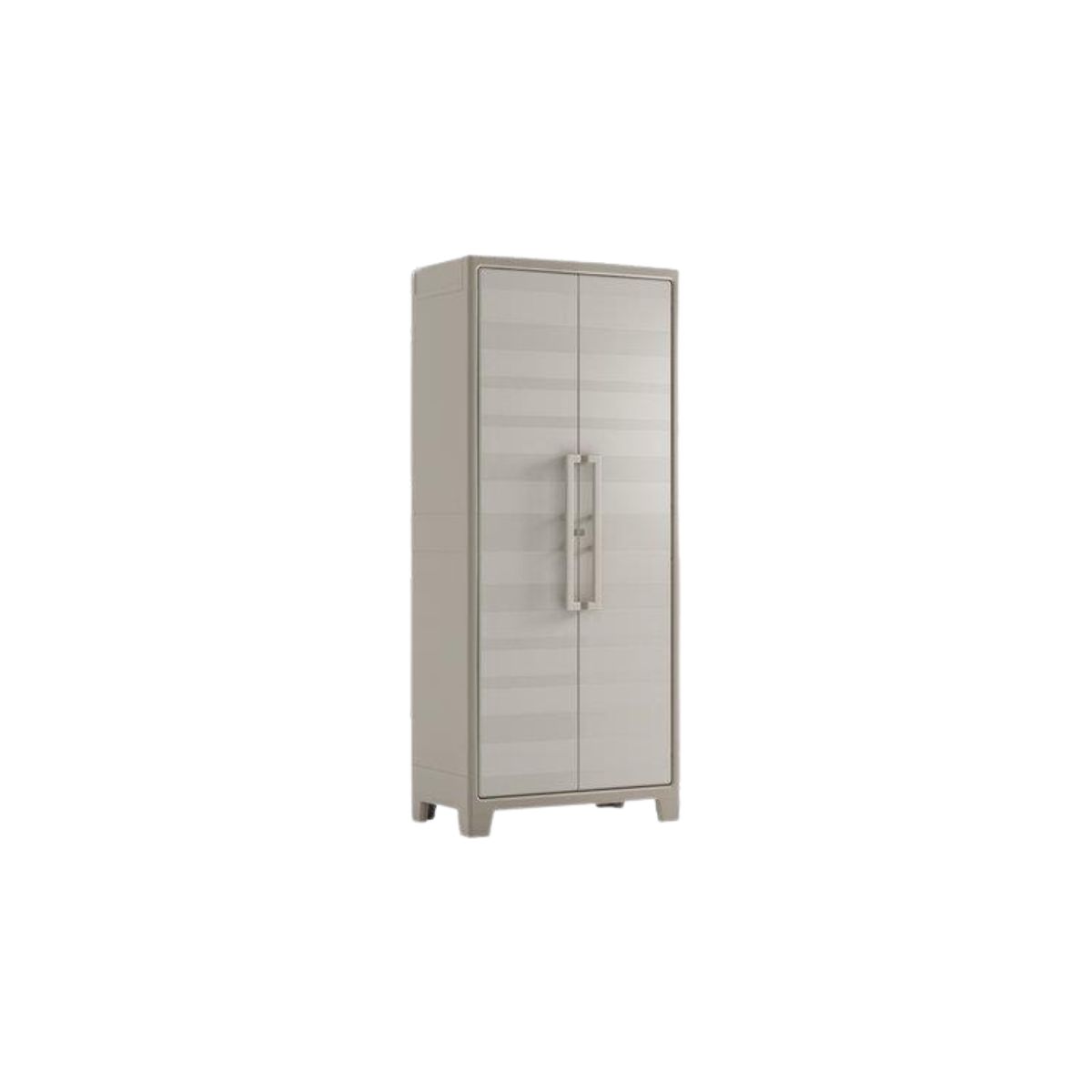 ARMADIO MULTISPACE IMPERMEABILE GULLIVER KETER – PLASTICA SABBIA/BEIGE, 2 ANTE, 80×44×H 182 CM