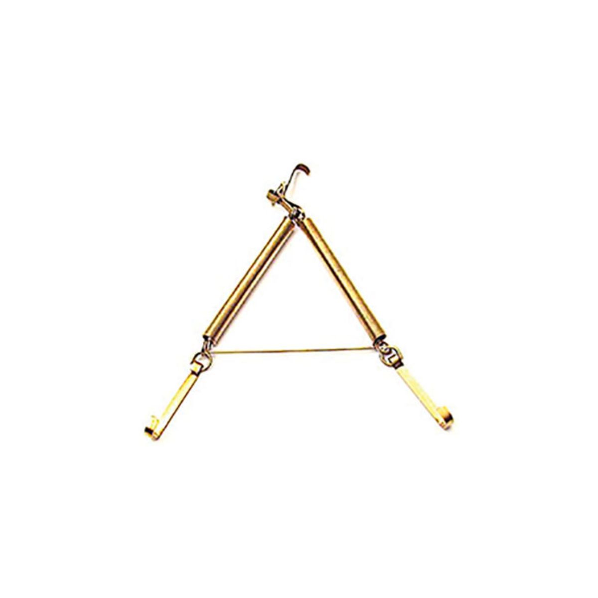 APPENDIPIATTI A MOLLA  OTTONATA IN FERRO OTTONATO