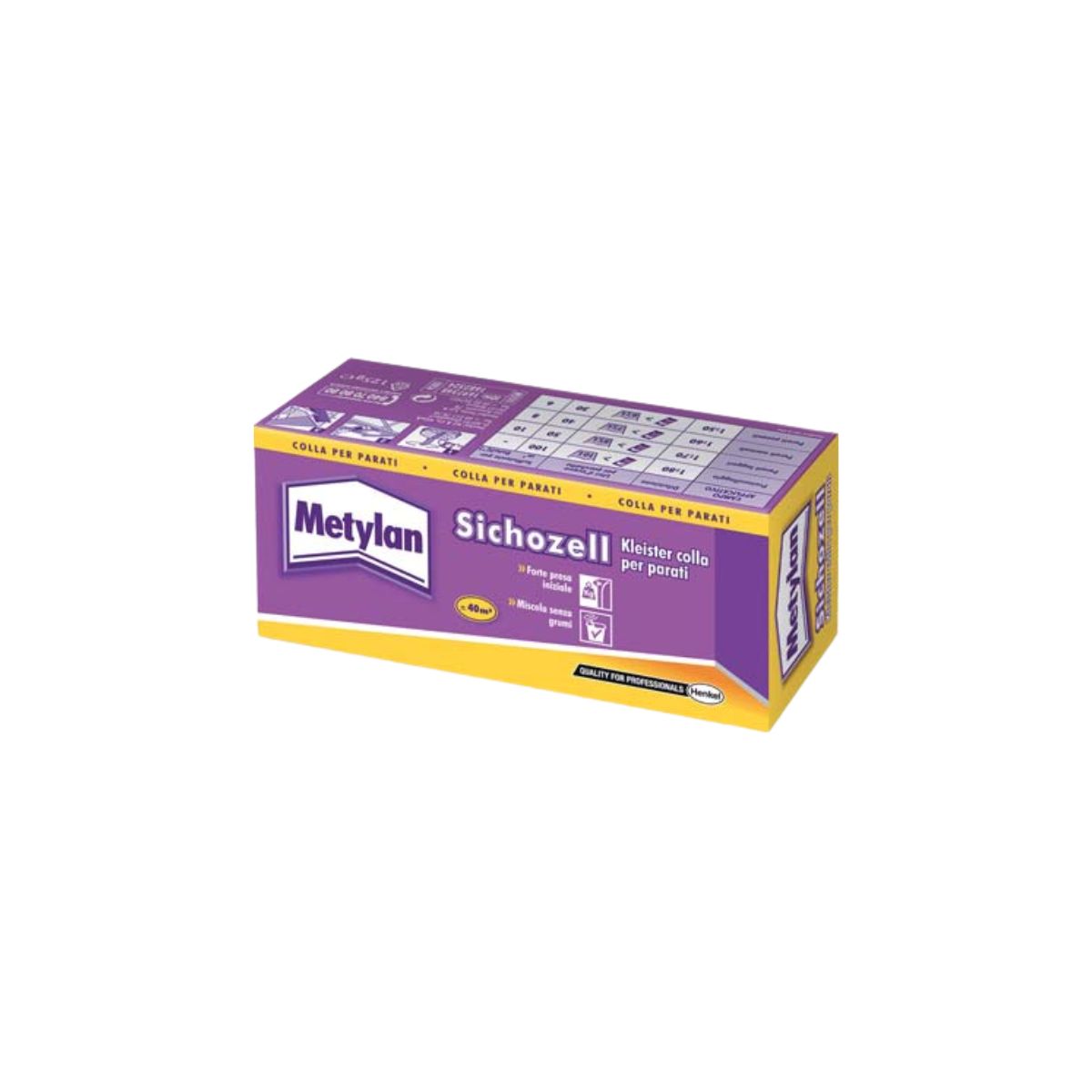 COLLA PER  PARATI SICHOZELL METYLAN| POLVERE | GR 125