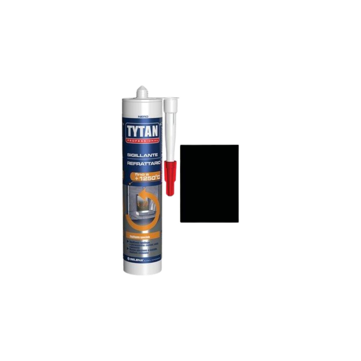 MASTICE REFRATTARIO TYTAN| NERO | ML 300