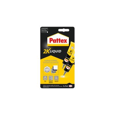 PATTEX POWER EPOXY MARMO E FERRO 60 MIN| GRIGIO | TUBETTO 2×ML 15