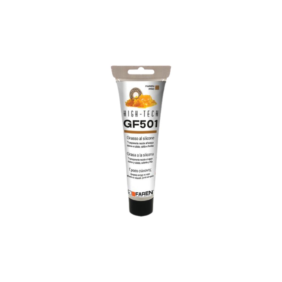 GRASSO SILICONE GF501 FAREN| TRASPARENTE | ML 125