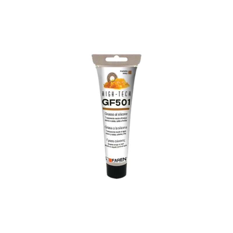 GRASSO SILICONE GF501 FAREN| TRASPARENTE | ML 125