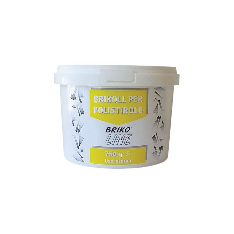 COLLANTE POLISTIROLO PASTA BRIKO LINE| KG 0,750