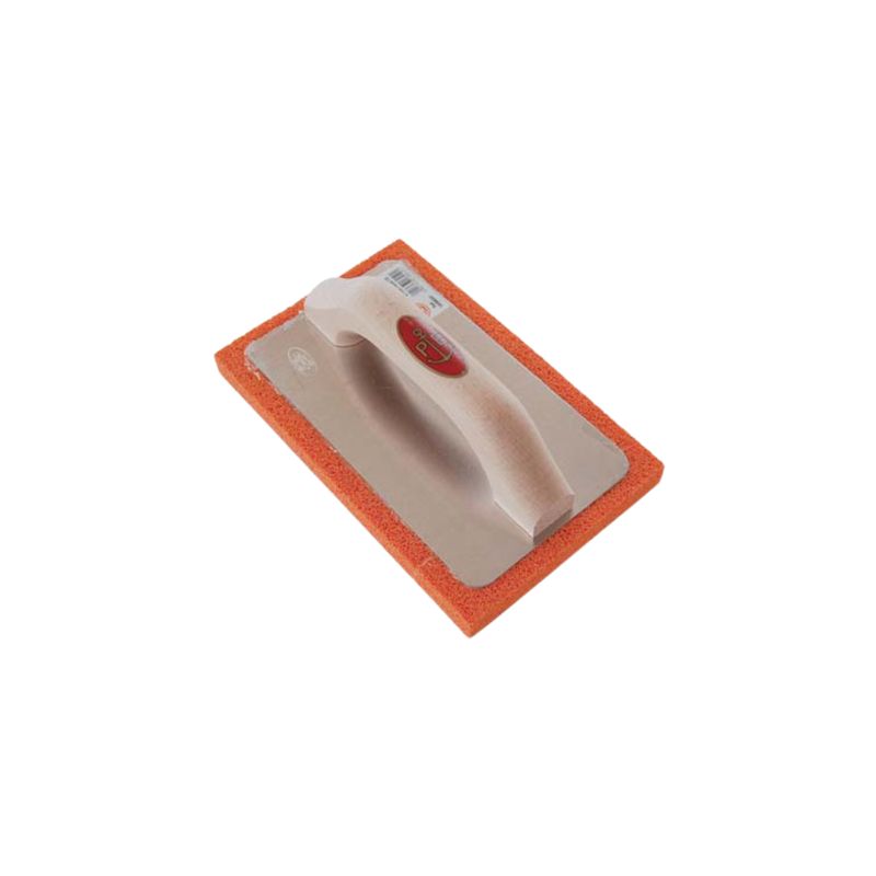 FRATTONE GOMMA ARANCIO 820/1 ANCORA| BASE LEGNO/ALLUMINIO SPUGNA| H.MM 20| MM 215X135