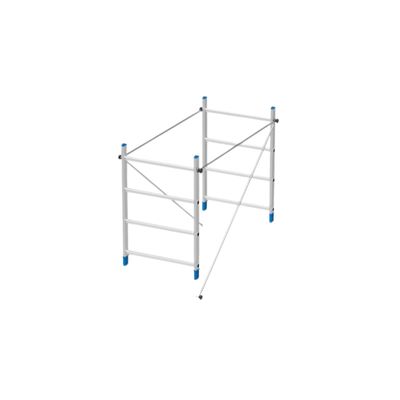 ALZATA PER  TRABATTELLO DINAMICO MARCHETTI| ACCIAIO ZINCATO | CM H 100X70