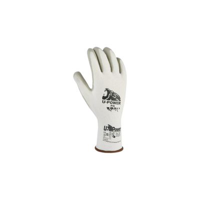 GUANTO NITRILE GRIGIO FIT U-POWER| MAGLIA NYLON + SPANDEX BIANCO | TAGLIA 9 GUANTO NITRILE GRIGIO FIT U-POWER| MAGLIA NYLON + SPANDEX BIANCO | TAGLIA 9