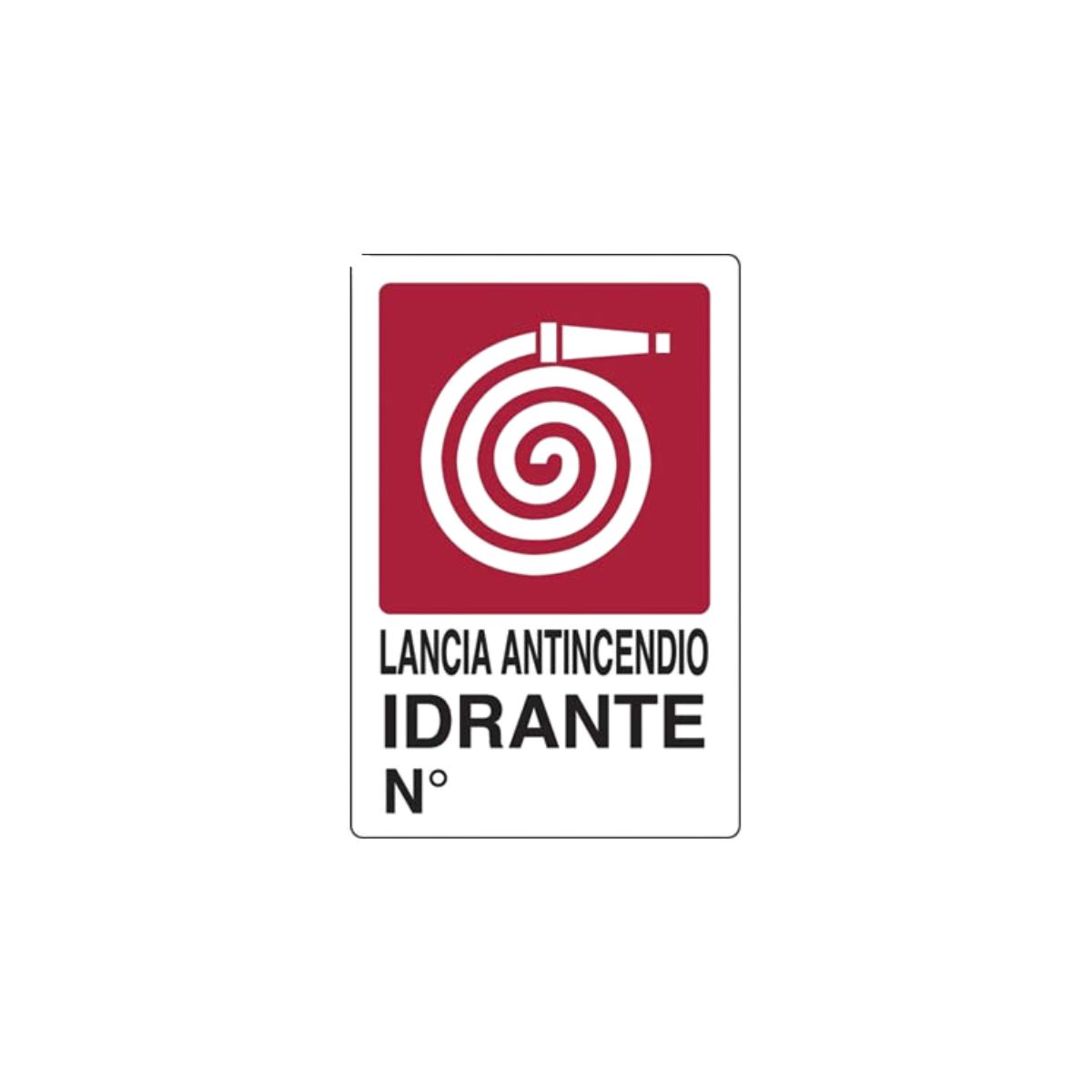 TARGA SEGNALETICA IDRANTE| CM 20X30 | PP