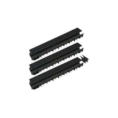 CANALETTA + GRIGLIA KIT PLASTICA| CM 13x100 | H. CM 5 | CF = KIT 3