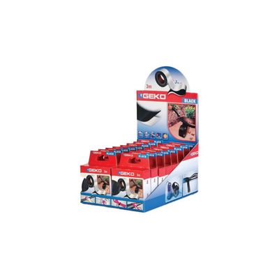NASTRO AUTOAGGLOMERANTE GEKO BLACK| NERO | MM 25 | ML 3 | SP 0,75 MM
