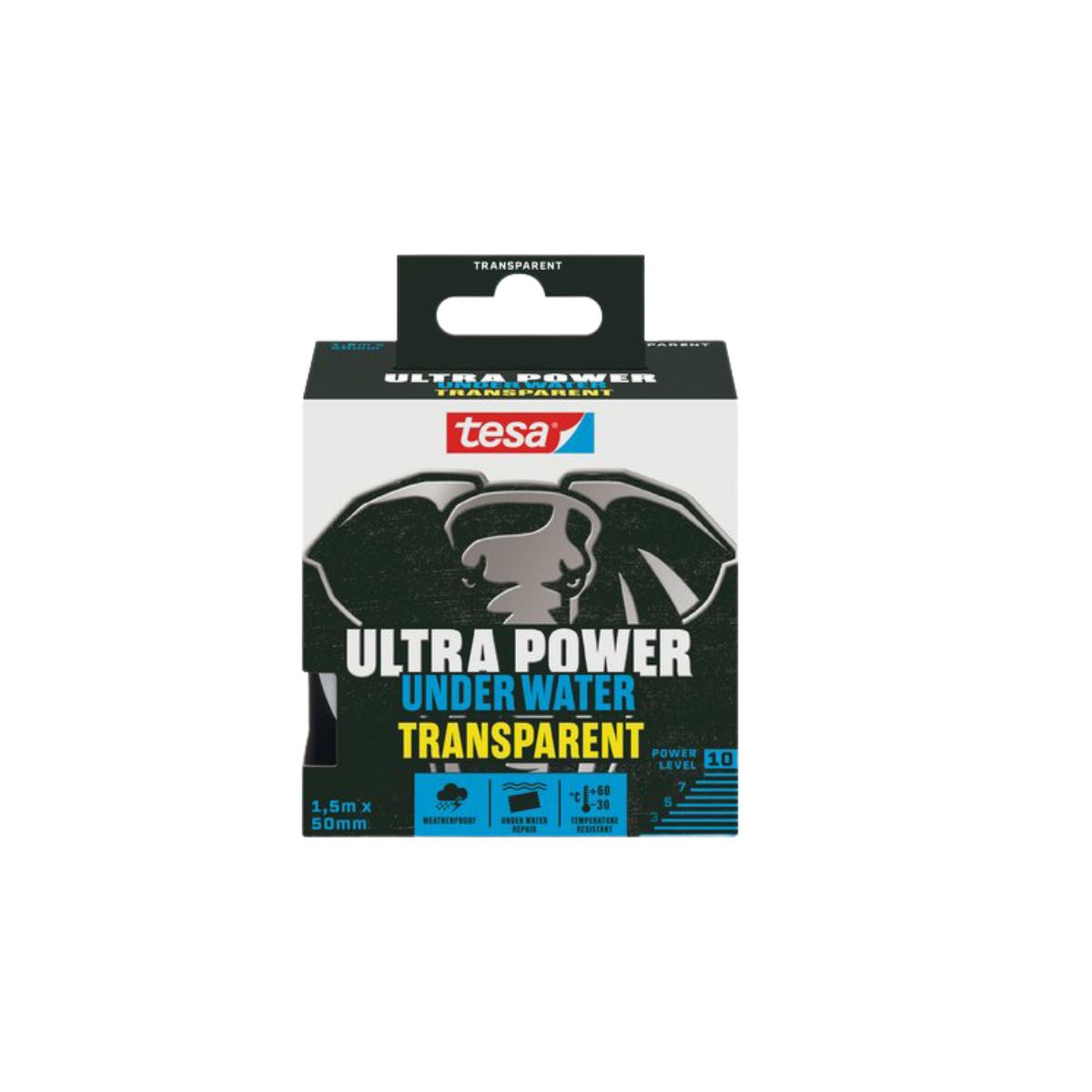 NASTRO ULTRA POWER UNDER WATER 56481 TESA| TRASPARENTE MM 50 | ML 1,5