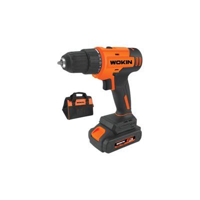 TRAPANO AVVITATORE A BATTERIA GP20V 622010 WOKIN| VOLT 20X2 AH 2,0 + SOFTBAG