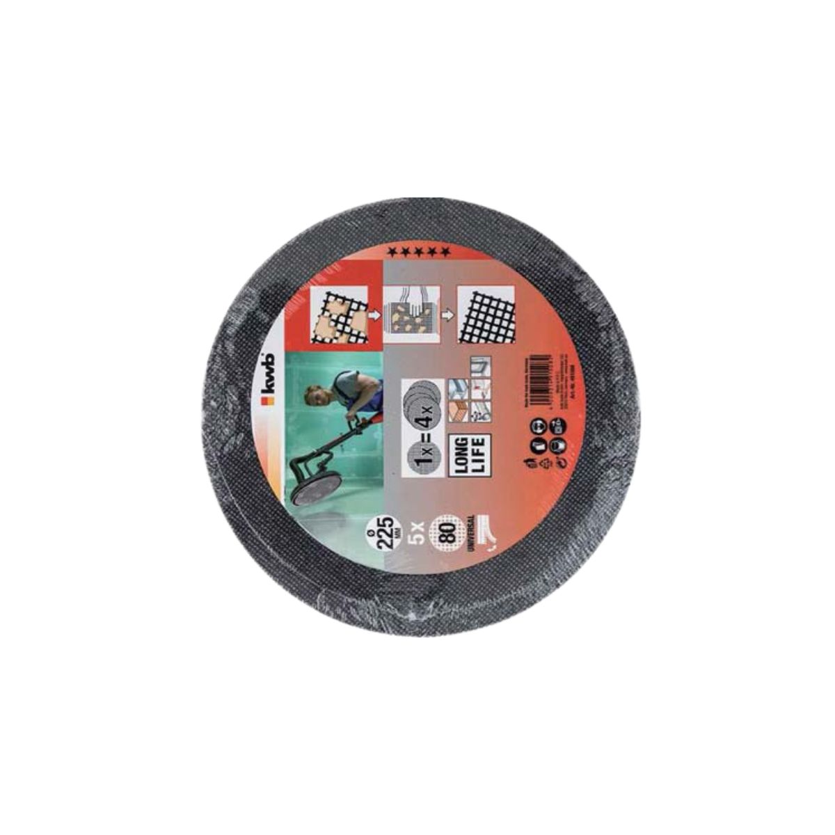 DISCO ABRASIVO LEVIGATRICE PARETI TC-DW225 EINHELL |CF=PZ 5 DISCO ABRASIVO LEVIGATRICE PARETI TC-DW225 EINHELL |CF=PZ 5