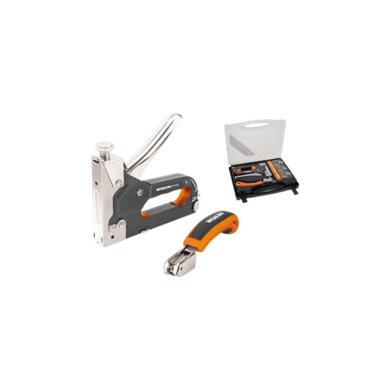 FISSATRICE MANUALE KIT 217301 WOKIN| LEVAPUNTI + 500 PUNTI+500 CHIODI+500 PUNTI FISSATRICE MANUALE KIT 217301 WOKIN| LEVAPUNTI + 500 PUNTI+500 CHIODI+500 PUNTI