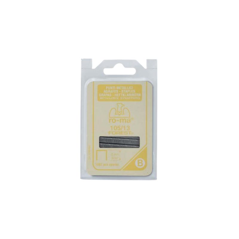 PUNTO FOREST 105/13 PER FISSATRICE SELF RO-MA | ZINCATO |CF=PZ 1.092 | MM 10,05X5 PUNTO FOREST 105/13 PER FISSATRICE SELF RO-MA | ZINCATO |CF=PZ 1.092 | MM 10,05X5