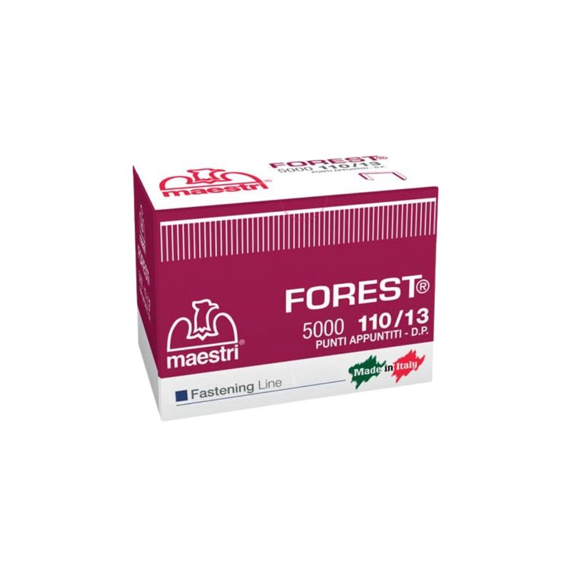 PUNTO FOREST 110/13 PER FISSATRICE RO-MA| ZINCATO| CF=PZ 5000| MM 10,05X10 PUNTO FOREST 110/13 PER FISSATRICE RO-MA| ZINCATO| CF=PZ 5000| MM 10,05X10