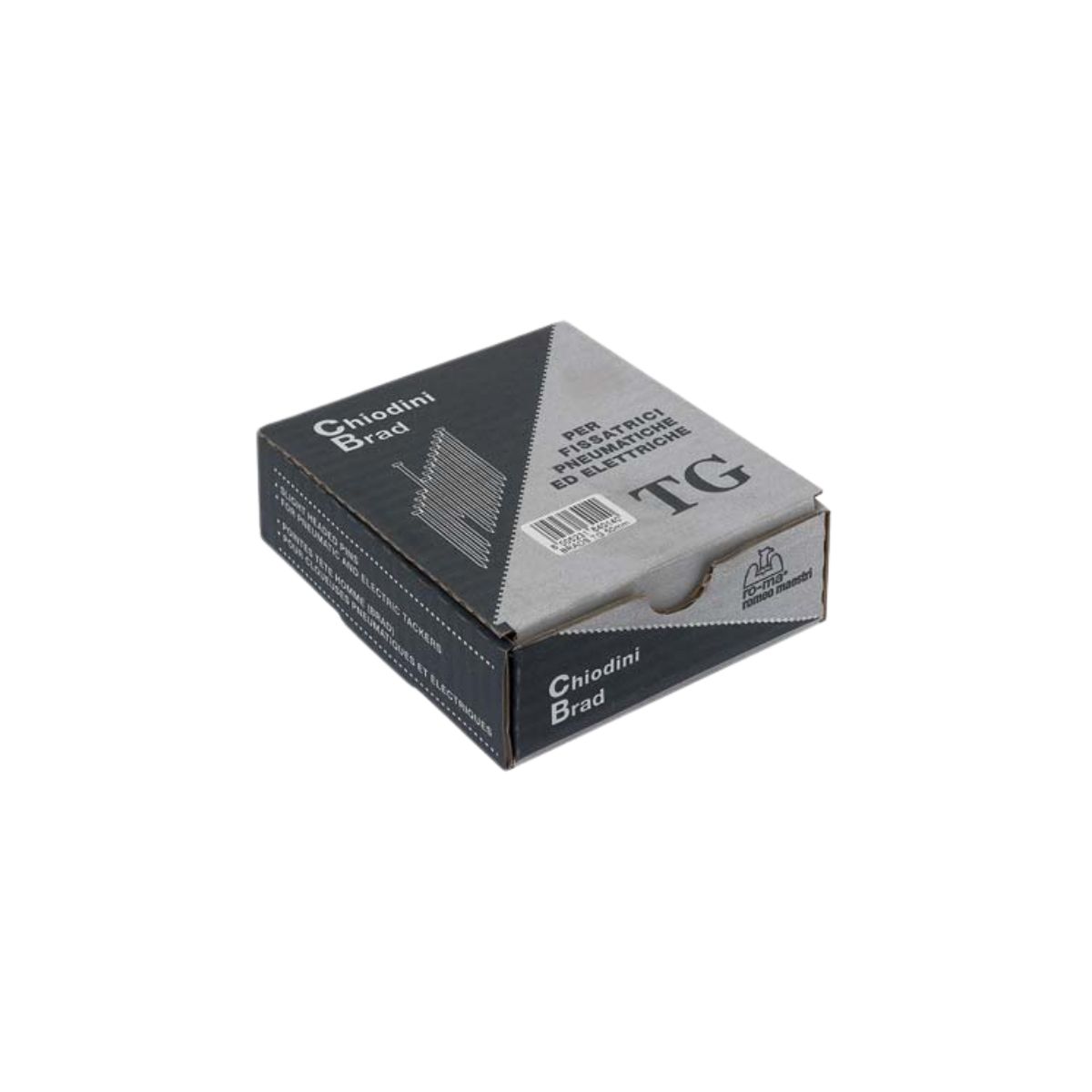 CHIODO AX-TG PER FISSATRICE RO-MA| AX-TG 15 ZINCATO|  CF=PZ 5000|  MM 2X15