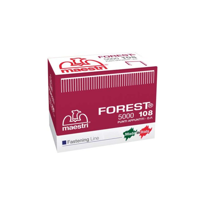 PUNTO FOREST 108 PER FISSATRICE RO-MA| ZINCATO CF=PZ 5000 | MM 10,05X8 PUNTO FOREST 108 PER FISSATRICE RO-MA| ZINCATO CF=PZ 5000 | MM 10,05X8