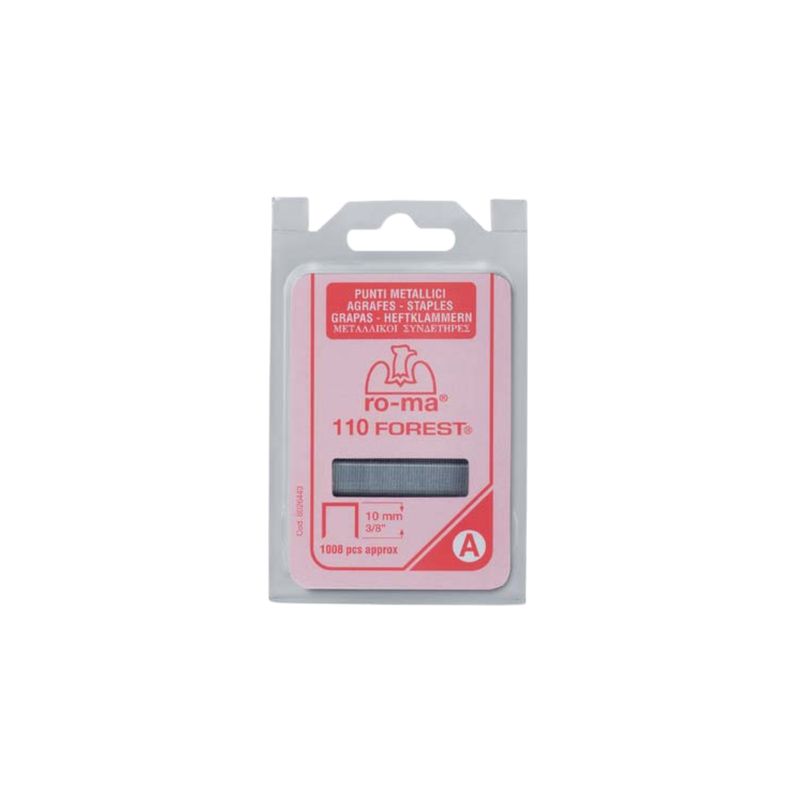 PUNTO FOREST 110 PER FISSATRICE SELF RO-MA| ZINCATO |CF=PZ 1.008| MM 10,05X10 PUNTO FOREST 110 PER FISSATRICE SELF RO-MA| ZINCATO |CF=PZ 1.008| MM 10,05X10