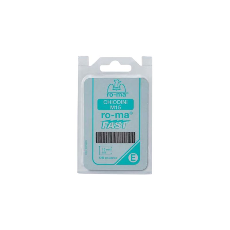 CHIODO M + TESTA SELF RO-MA| M15 |CF=PZ 1.700| H.MM 15| T.MM 2,0 CHIODO M + TESTA SELF RO-MA| M15 |CF=PZ 1.700| H.MM 15| T.MM 2,0