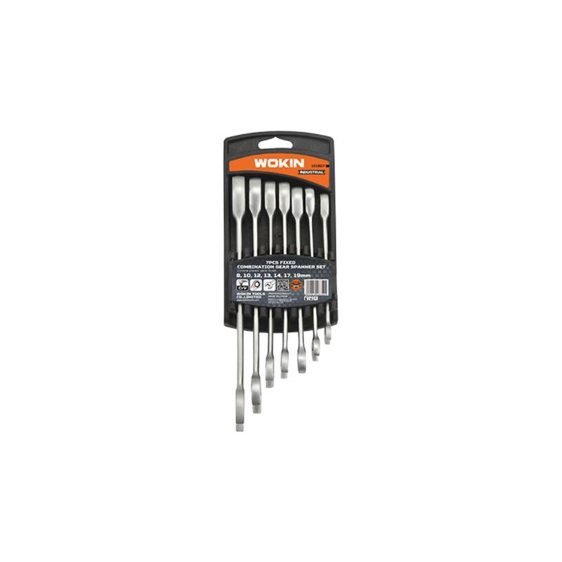 CHIAVI COMBINATE A CRICCO FISSO SERIE 151807 WOKIN| MM 8/19 | CF= 7 PZ