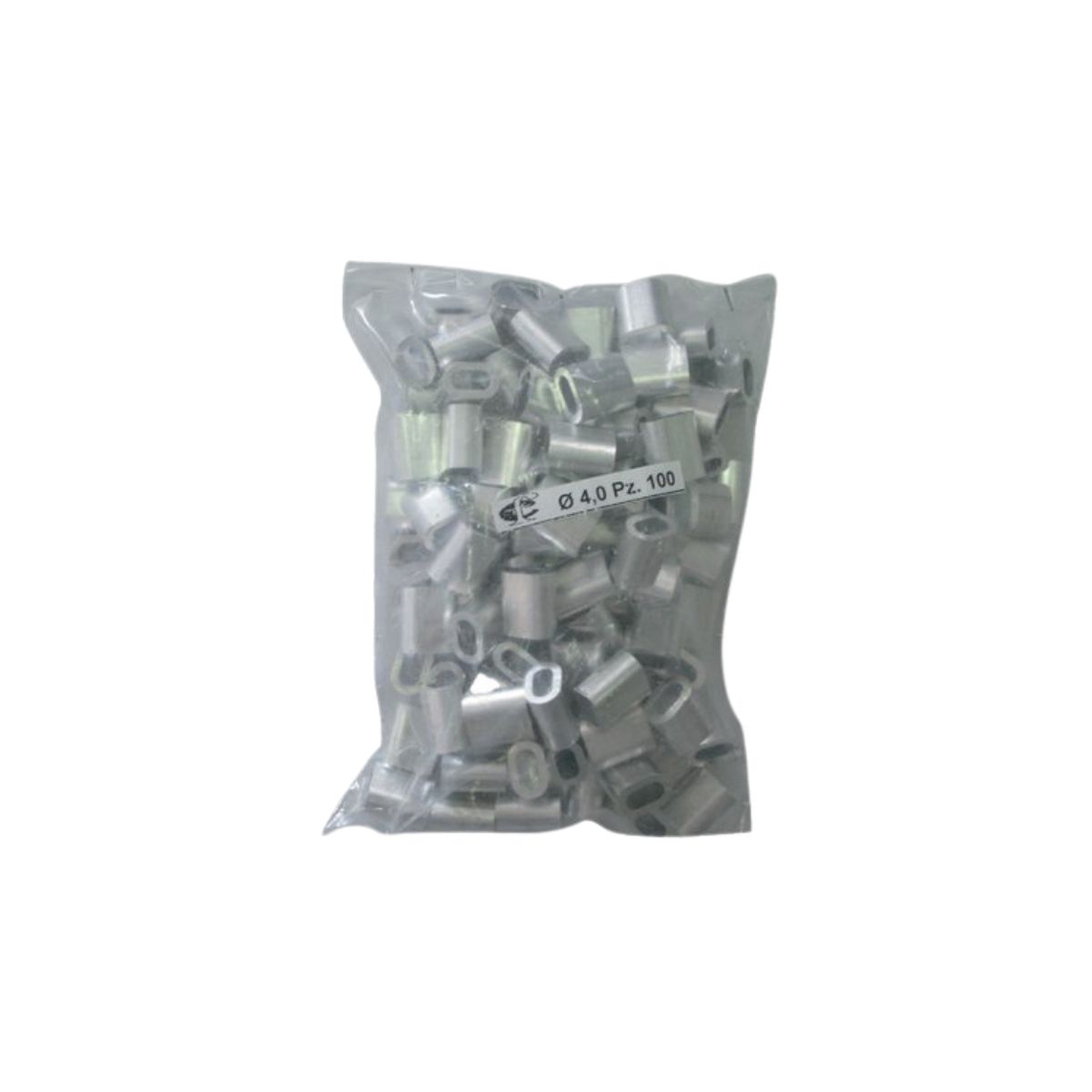 MORSETTO PER FILO NYOFIL WORKIT| ALLUMINIO|  MM 4