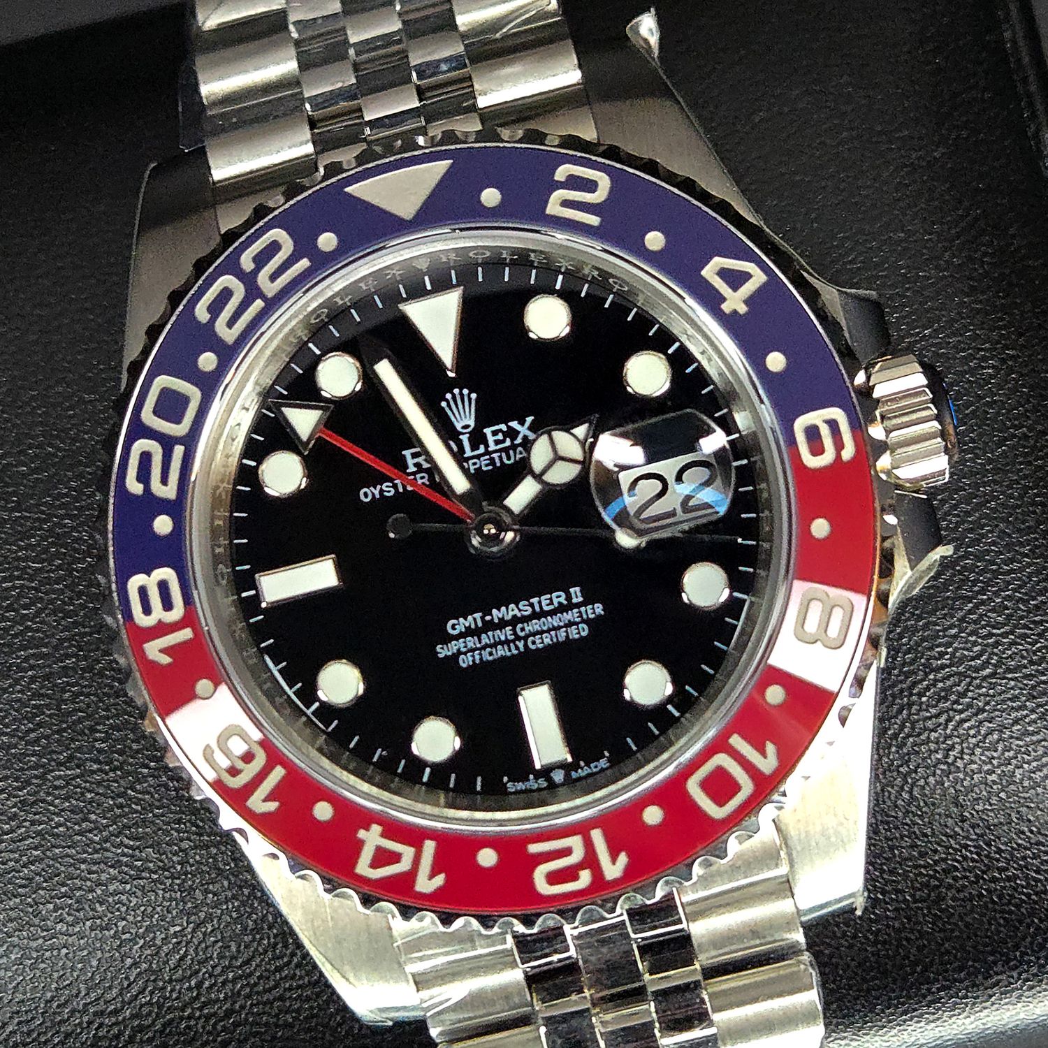 Rolex GMT-Master II “Pepsi” – A Timeless Travel Icon + FREE Stainless Steel Sky Dweller