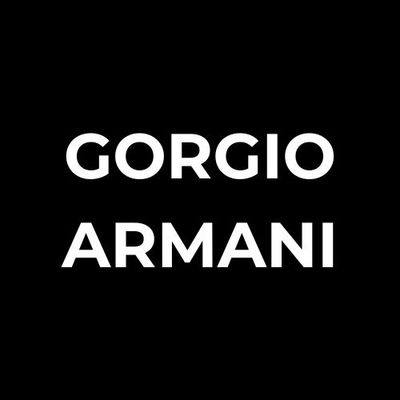 Gorgio Armani