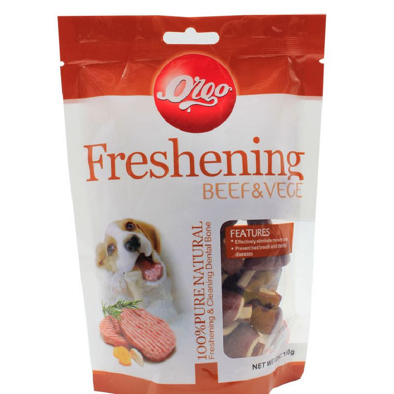 1000Pcs Eco-Friendly Beef And Vegetable Freshening Dog Bone