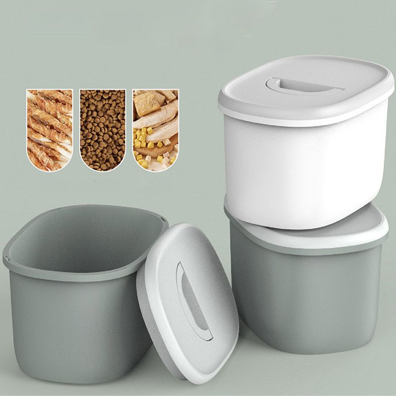 Pet Dog Food Grain Storage Barrel Bucket