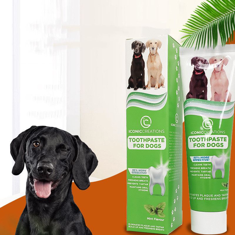 Pet Dog Toothpaste Mint Flavor Oral Cleaning Breath Care