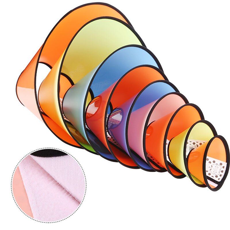 Fight Against Equipment Candy Color Elizabethan Circle Collar