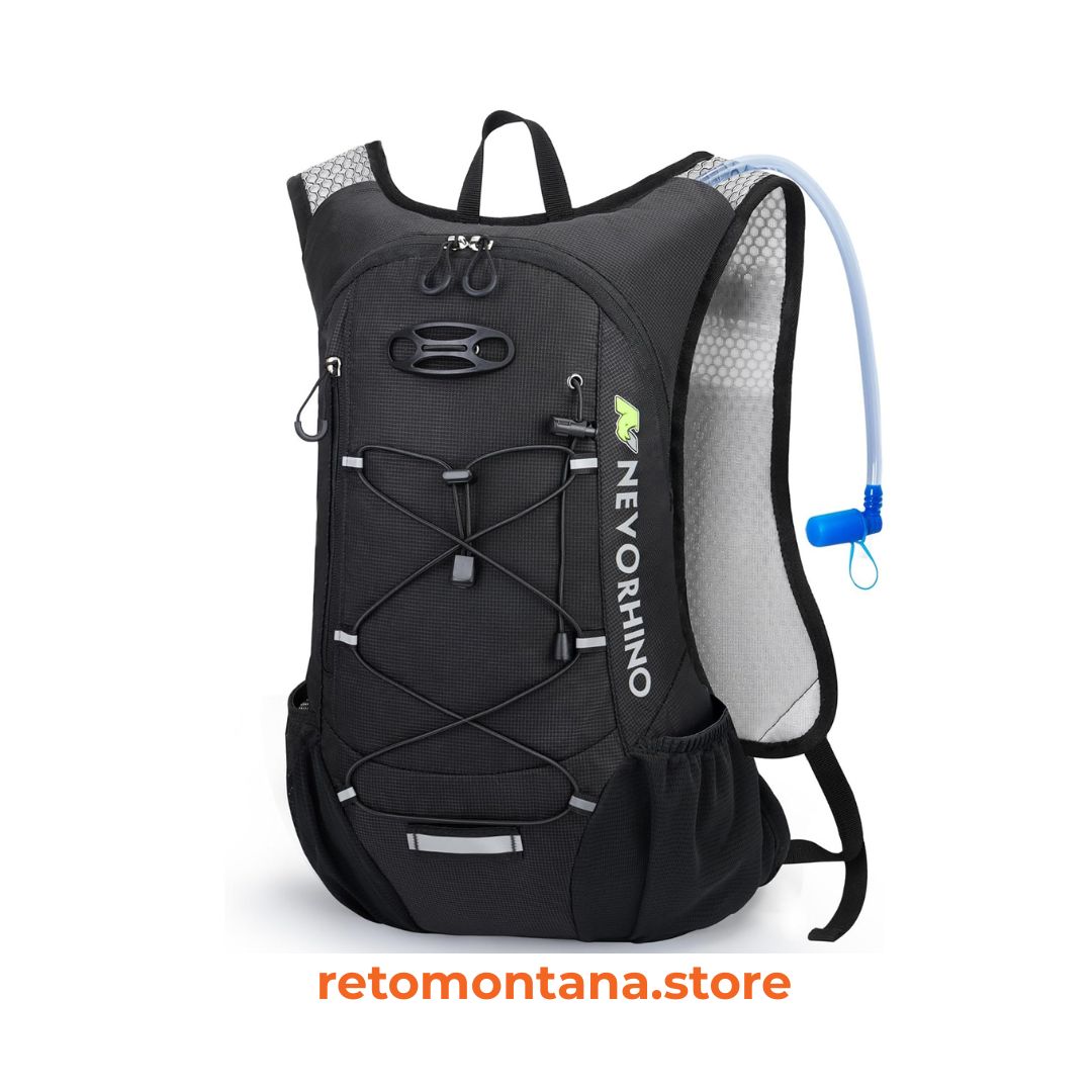 Mochila de hidratación 2L esencial, funcional y básico para entrenos de montaña en Guatemala