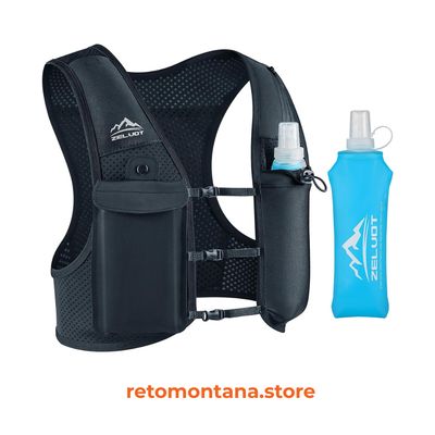Chaleco hidratación neopreno 500ml confiable, versatil, ultraligero para trail running Guatemala