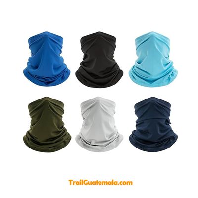 Bandanas paquete de 6,  Ultraligeros, Transpirables y Ajustables multideporte.