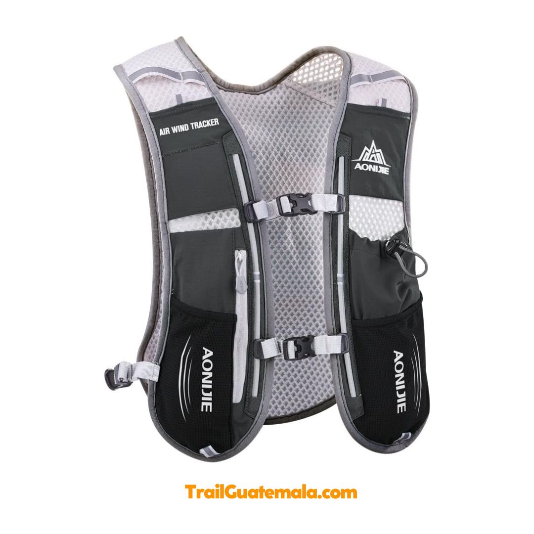 Chaleco hidratación AONIJIE  PRO TRAIL 5L ultraligero para eventos de montaña en Guatemala