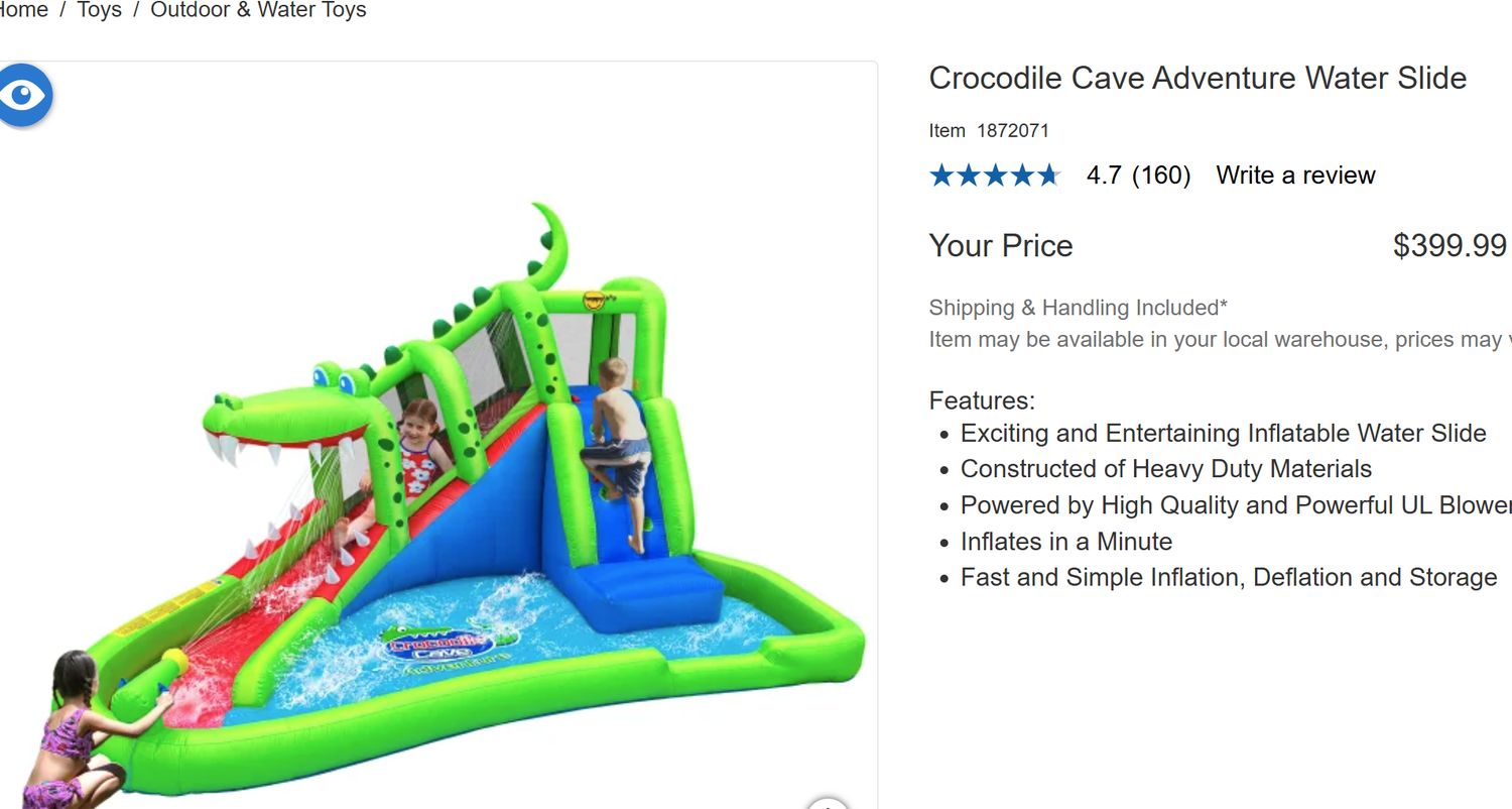 CROCODILE CAVE ADVENTURE RETAIL $399