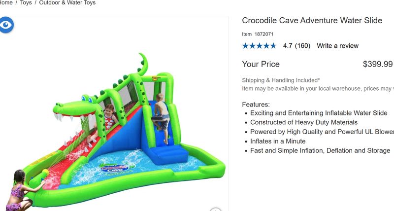 CROCODILE CAVE ADVENTURE RETAIL $399
