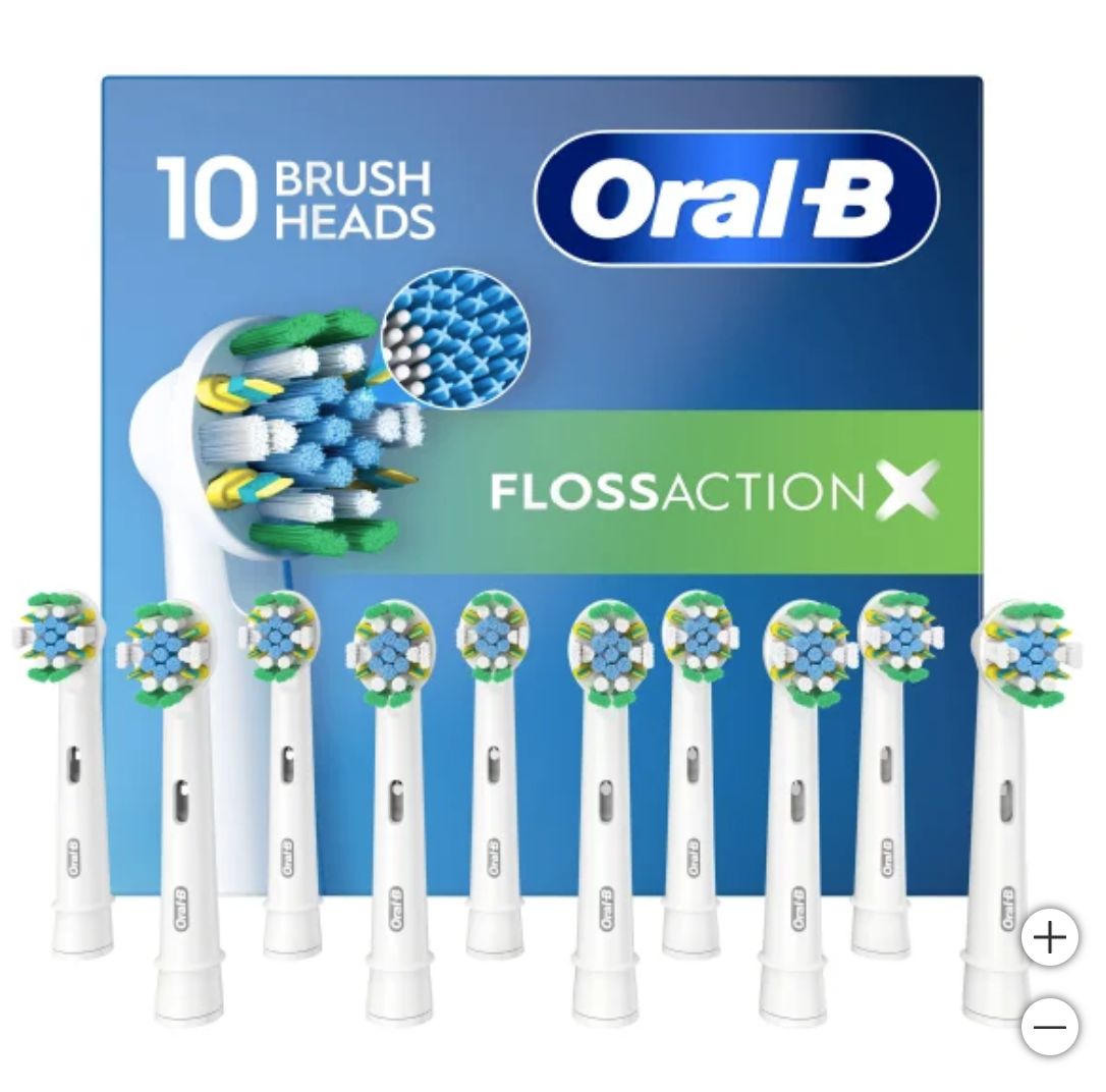Oral-B Floss Action Replacement Electric Toothbrush Heads, 10-count Retail $55