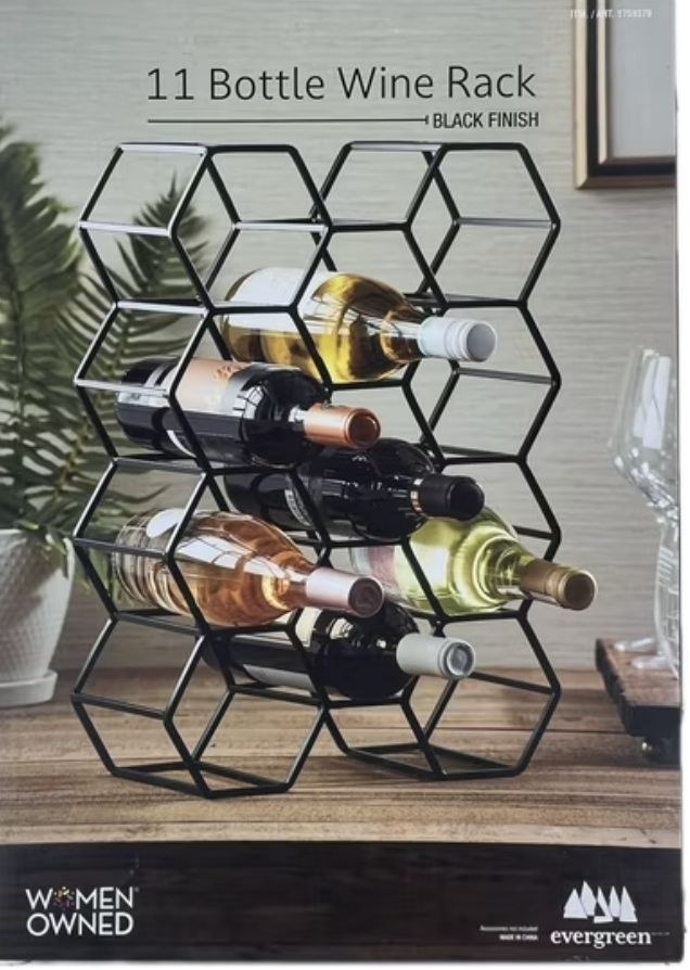 ...EVERGREEN WINE RACK RETAIL $28