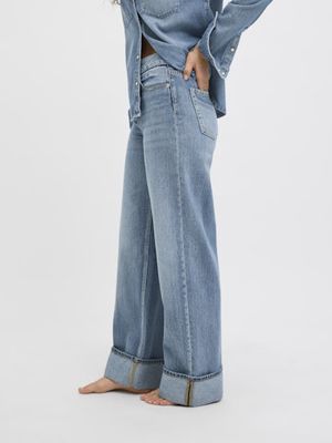 JJXX TOKYO WIDE FOLD HIGH WAIST JEANS
