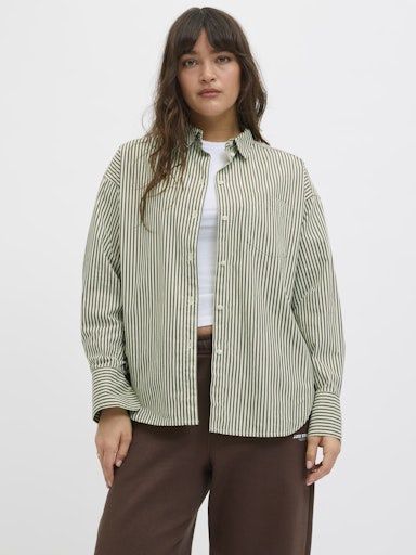 JJXX JAMIE RELAXED POPLIN STRIPED SHIRT