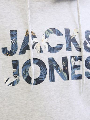 JACK &amp; JONES BRYAN CROP LOGO HOODIE