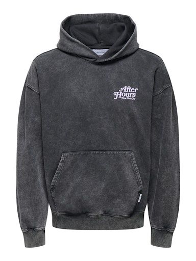 ONLY &amp; SONS BUCK VINTAGE WASHED HOODIE