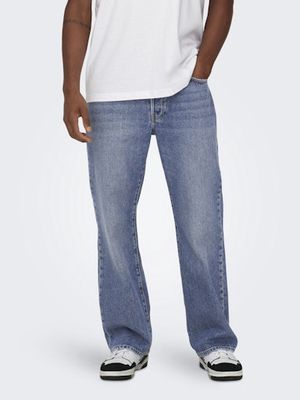 ONLY &amp; SONS FADE LOOSE MB 6781 TAI DNM NOOS