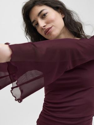 JJXX MINNA MESH LONG SLEEVE TOP