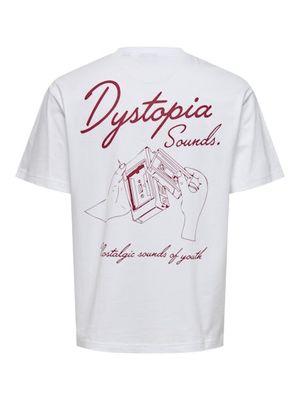 ONLY &amp; SONS FRED DYSTOPIA RELAXED TEE