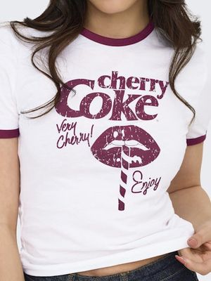 ONLY COCA COLA SHORT TEE