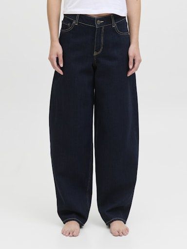 JJXX FUJI BARREL MID WAIST JEANS R004 DNM